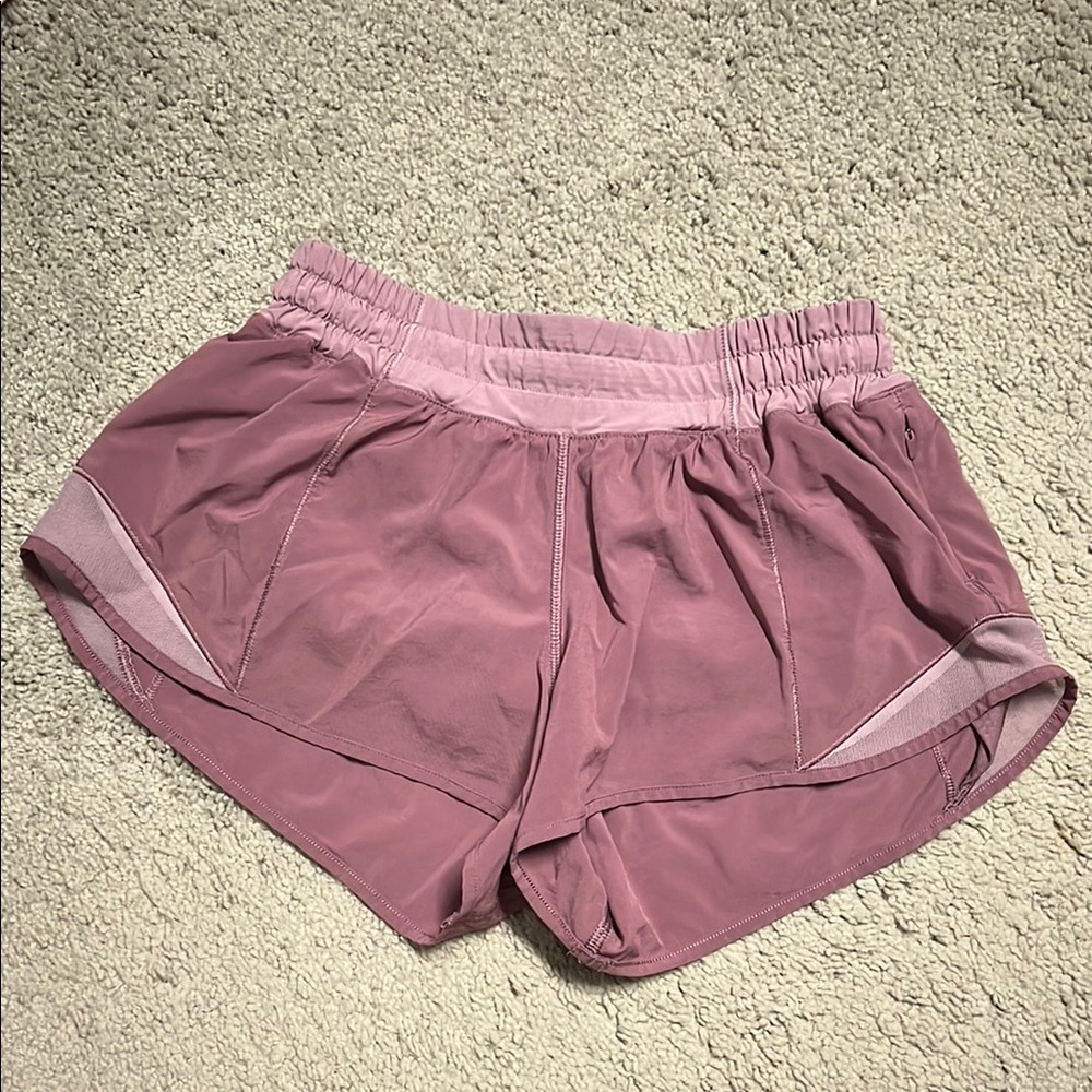 Lululemon Athletica Pink Athletic Shorts Lightweight Running